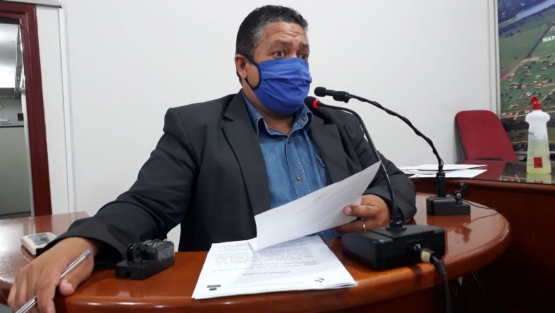 Pastor Ronaldo Néris requer cópias de relatórios dos serviços prestados em propriedades particulares