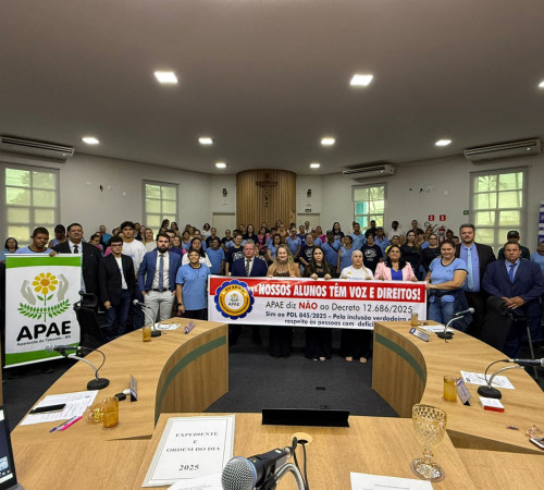 Câmara de Aparecida do Taboado manifesta repúdio a decreto federal que altera a Política Nacional de Educação Especial