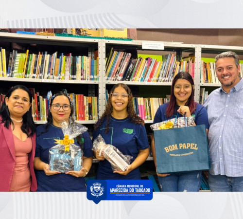 Vereadores participam da entrega de prêmios do 1º Concurso de Redação da Escola Frei Vital de Garibaldi