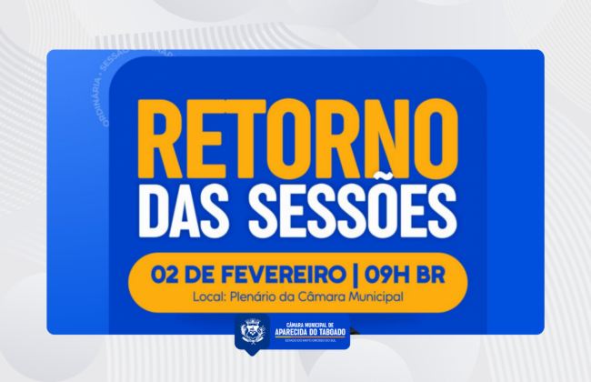 Sess&otilde;es Ordin&aacute;rias da C&acirc;mara Municipal retornam em 2 de fevereiro com in&iacute;cio &agrave;s 9h