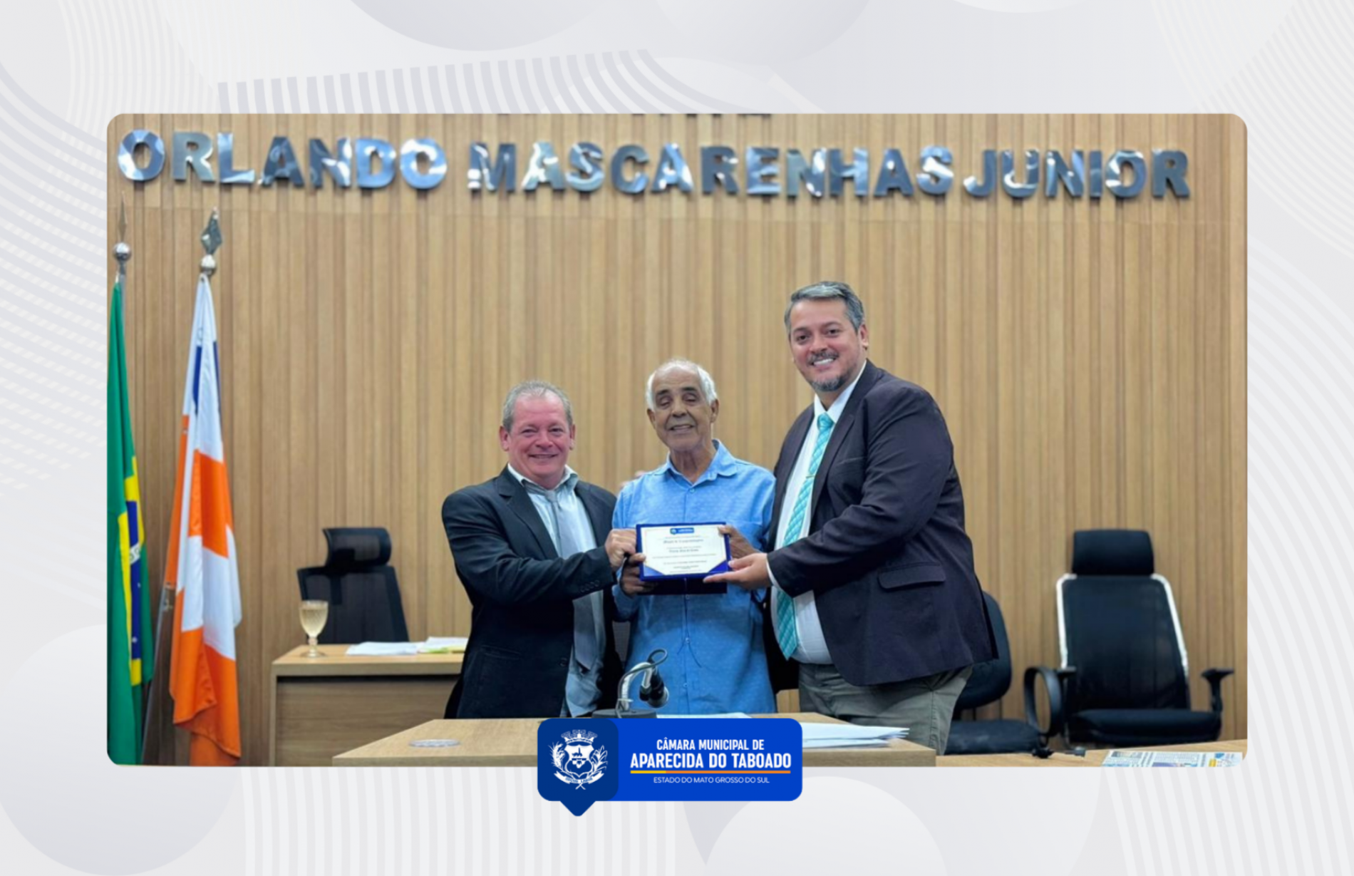 C&acirc;mara Municipal concede Mo&ccedil;&atilde;o de Congratula&ccedil;&otilde;es ao compositor Vicente Dias