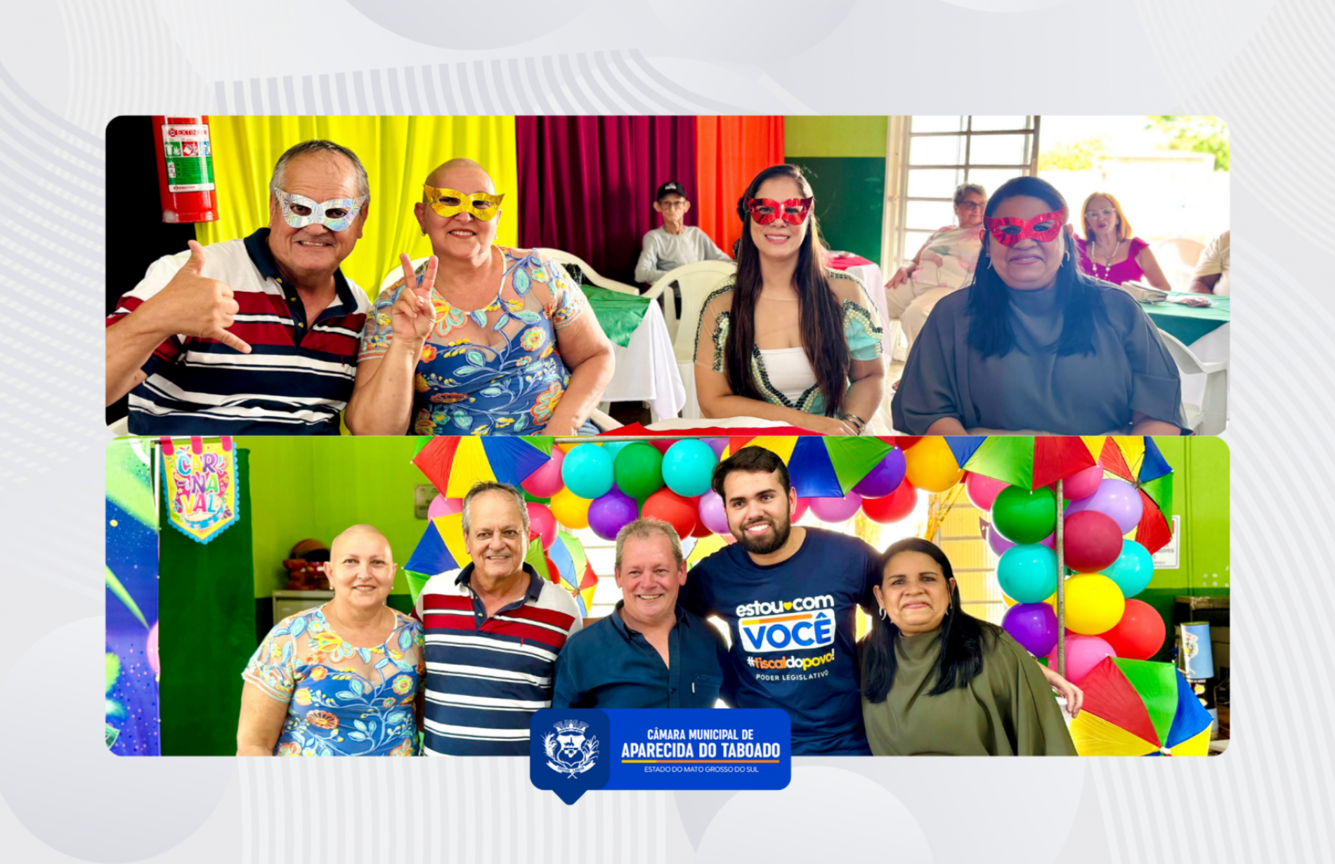 Legislativo Aparecidense prestigia o carnaval da Melhor Idade