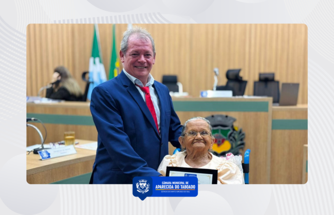 C&acirc;mara Municipal homenageia Dona Nair Terezinha da Costa por sua trajet&oacute;ria de amor, trabalho e dedica&ccedil;&atilde;o &agrave; comunidade
