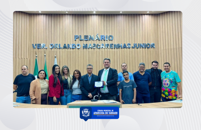 Banda Abre Alas Taboado &eacute; homenageada pelo Legislativo