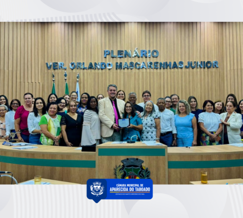 Josefa Joana Braz Hip&oacute;lito &eacute; homenageada pelo Legislativo com Mo&ccedil;&atilde;o de Congratula&ccedil;&otilde;es por trajet&oacute;ria exemplar na educa&ccedil;&atilde;o