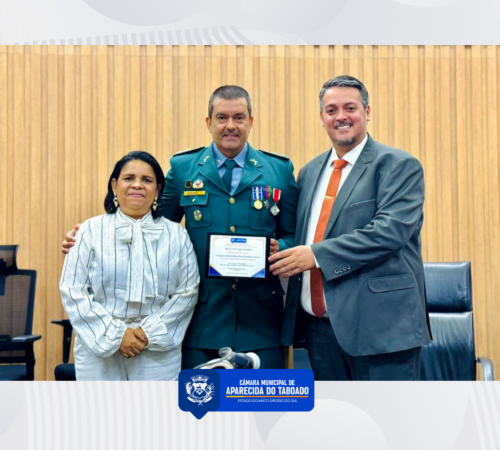 Mo&ccedil;&atilde;o de Congratula&ccedil;&otilde;es reconhece trajet&oacute;ria exemplar do Tenente Luiz Carlos Pereira Vieira