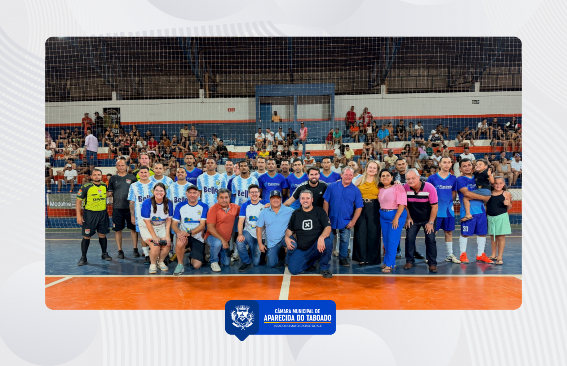 Legislativo Municipal prestigia final hist&oacute;rica do 5&ordm; Campeonato de Futsal entre Empresas em Aparecida do Taboado