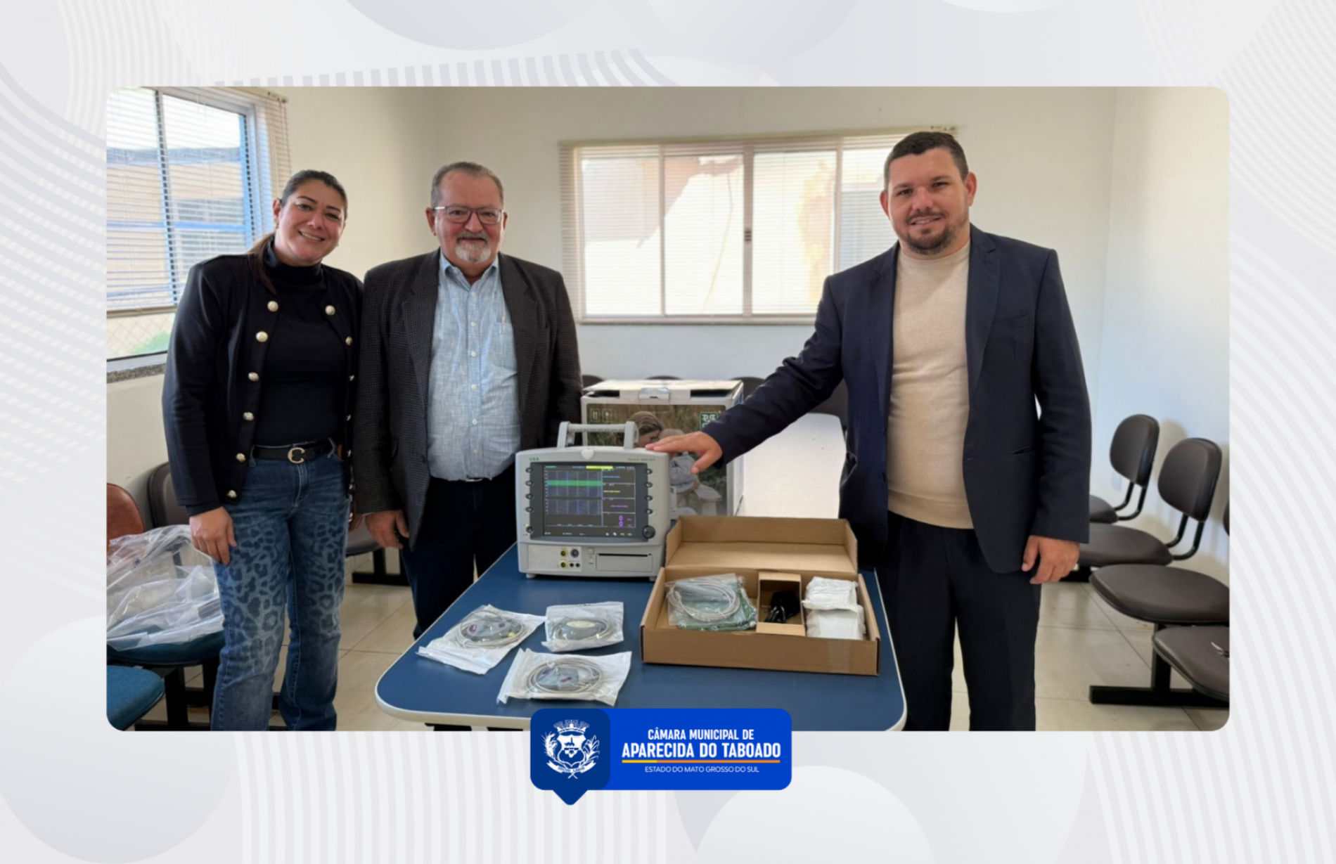 Emenda Impositiva garante entrega de aparelho cardiotoco para a sa&uacute;de de Aparecida do Taboado
