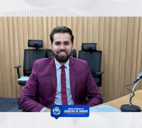 Matheus Costa apresenta indica&ccedil;&otilde;es voltadas &agrave; sa&uacute;de, preven&ccedil;&atilde;o e prote&ccedil;&atilde;o social em Aparecida do Taboado