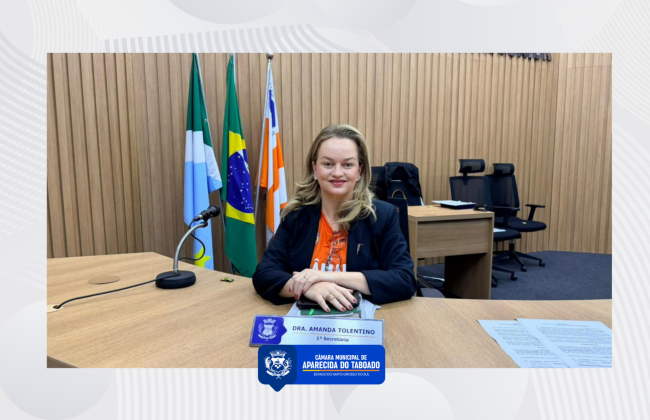Dra. Amanda Tolentino apresenta indica&ccedil;&otilde;es voltadas &agrave; sa&uacute;de, assist&ecirc;ncia social e qualidade de vida da popula&ccedil;&atilde;o