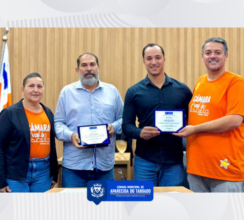 Claudia Padim e Ber Galter homenageiam respons&aacute;veis por a&ccedil;&otilde;es de preserva&ccedil;&atilde;o ambiental em Aparecida do Taboado
