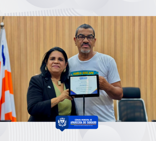 Patricia da Sa&uacute;de homenageia Izaias &ldquo;Tainha&rdquo; por trajet&oacute;ria dedicada ao esporte em Aparecida do Taboado