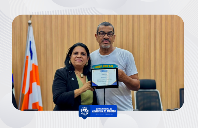 Patricia da Sa&uacute;de homenageia Izaias &ldquo;Tainha&rdquo; por trajet&oacute;ria dedicada ao esporte em Aparecida do Taboado