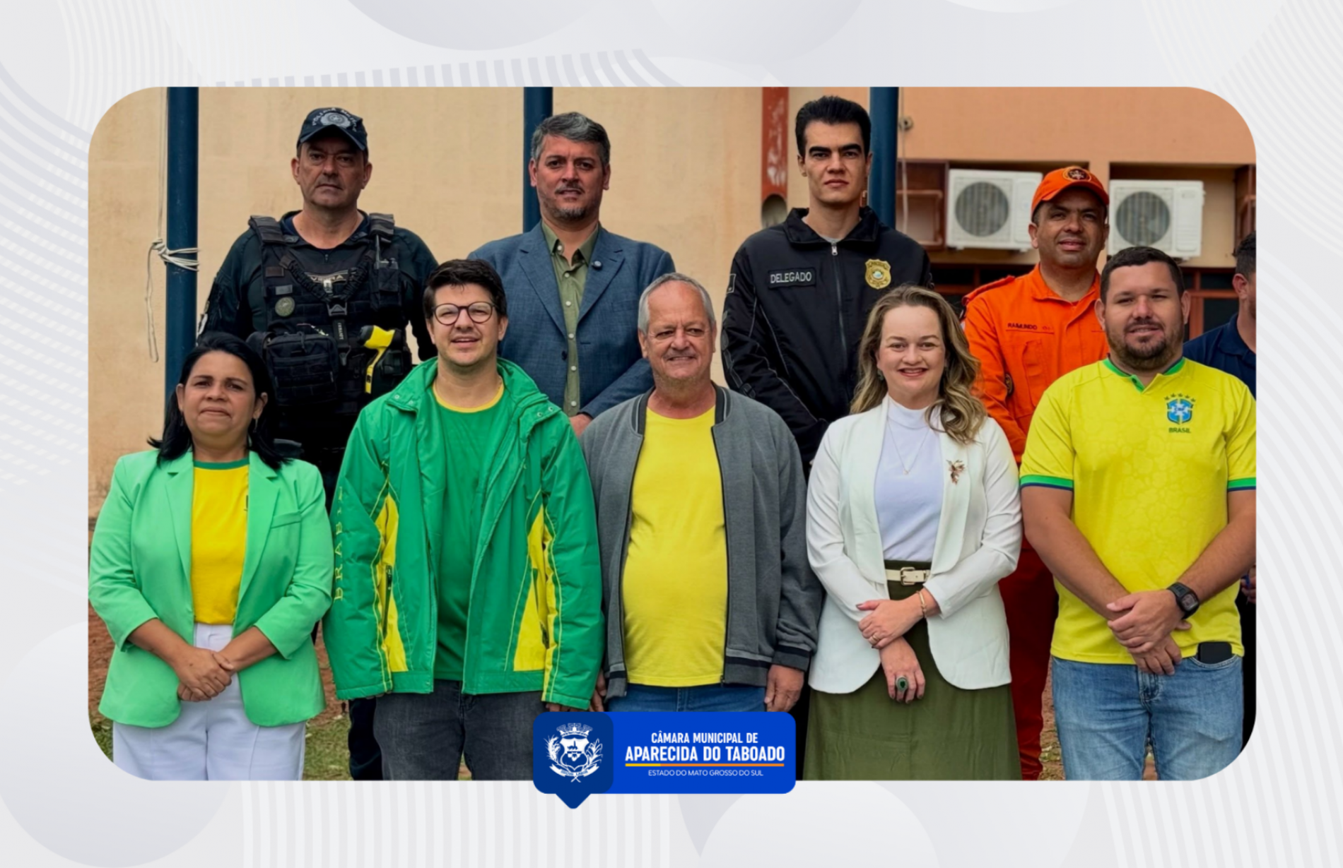 Vereadores de Aparecida do Taboado participam de solenidade de 7 de setembro