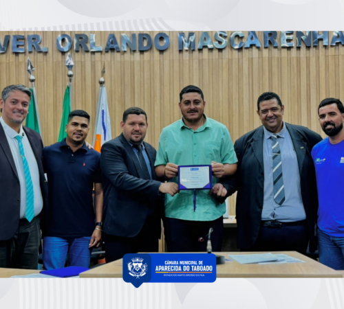 Vereadores Jucleber Bim e Maur&atilde;o homenageiam os organizadores do IV Taboado Motocar por contribui&ccedil;&atilde;o ao esporte, turismo e economia local
