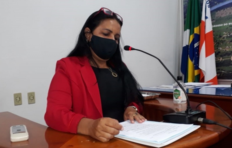 Vereadora Patrícia da Saúde agrade a Deputada Federal Tereza Cristina